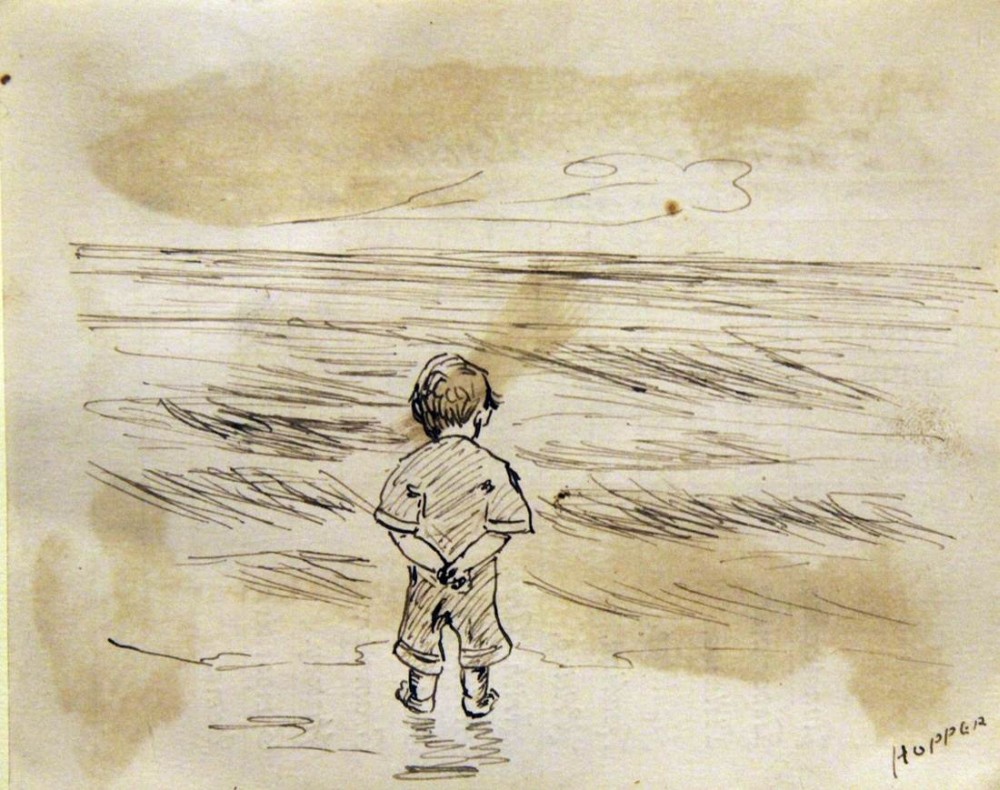 Эдвард ХОППЕР Мальчик, смотрящий на море. 1891 год